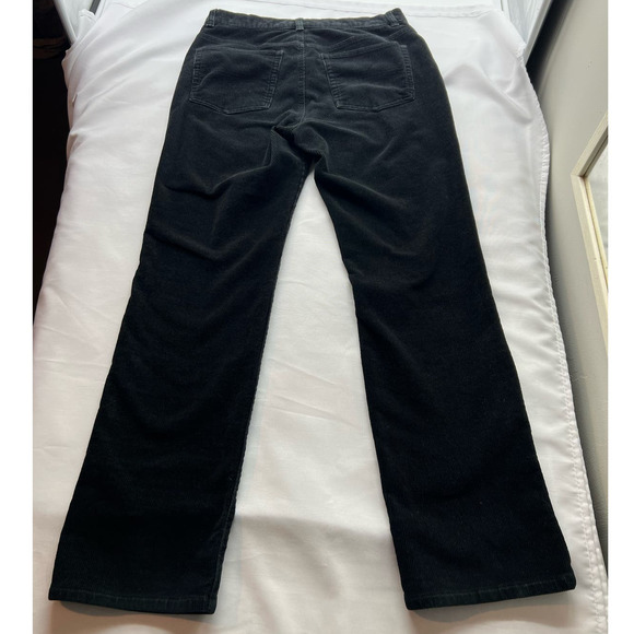 Vintage AMERICAN LIVING By Ralph Lauren Corduroy Black Classic Straight Pants 8 - Picture 2 of 11